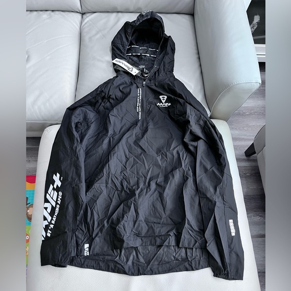 NWT-AAPE+ by A Bathing Ape (BAPE) Thin Quarter Zip Windbreaker-Men XL/Women XXL - Picture 4 of 15